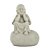 Escultura Buda Em Poliresina 18395 34x25x19cm Mart - Imagem 1