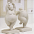 Escultura Bailarina Em Poliresina 18397 21,5x14,5x12cm Mart - Imagem 2