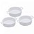 Petisqueiras de Porcelana CJ C/3 12x3x9cm 18042 Wolff - Imagem 1