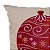 Almofada Natalina Bordado Bola De Natal 445481 43x43cm Belchior - Imagem 2