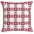 Almofada Natalina Cordone Xadrez Star 445488  50x50cm Belchior - Imagem 1