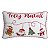 Almofada Natalina Baguete Festa Candy 445504 35x55cm Belchior - Imagem 1