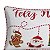 Almofada Natalina Baguete Festa Candy 445504 35x55cm Belchior - Imagem 2