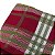 Manta Decorativa De Tricot Xadrez  Bordo 90x1,80cm 508010112 - Imagem 3