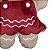 Almofada Natalina Boneca Ginger Bella 445473 37x53cm Belchior - Imagem 2