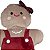 Almofada Natalina Boneca Ginger Bella 445473 37x53cm Belchior - Imagem 3