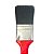 Trincha Vermelho 1 1/2 Pol  Latex e Verniz 0.404 Compel - Imagem 4