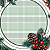 Capa de Sousplat Natalina Presentes Da Pinha 534050 2Und 35cm Belchior - Imagem 3