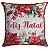 Almofada Natalina Cordone Feliz Natal 445506 43x43cm Belchior - Imagem 1