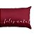 Almofada Natalina Baguete Bordo Feliz Natal 445490 28x48cm Belchior - Imagem 3