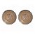 Conjunto 2 Taças de Vidro Lines Âmbar 380ml 20638 Wolff - Imagem 2