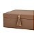 Caixa Organizadora Marrom C/ Franja 18217 11x27,5x23,5cm Mart - Imagem 2