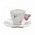 Xícara de Chá C/6 de Porcelana Borboletas 200ml Wolff - Imagem 1