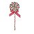 Pick Galho Natalino Lollipop 41cm 1006691 1un Cromus - Imagem 1