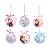 Bola Natalina Disney 6cm C/6 Frozen 1118104 Cromus - Imagem 3