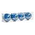 Bola Natalina Disney 8cm C/4 Stitch 1026644 Cromus - Imagem 3