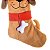 Bota Natalina Cachorro 54cm 1Un 1106244 Cromus - Imagem 2