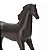 Escultura Cavalo em Metal Preto 25cm Mart 14480 - Imagem 3