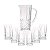 Jarra Queen 1,2L C/6 Copos de Vidro 320ml  20749 Wolff - Imagem 1