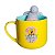 Caneca Infusor Bob Esponja  Pink 10025190 350ml Zonacriativa - Imagem 1