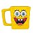 Caneca 3D Bob Esponja 10025015 450ml Zonacriativa - Imagem 1
