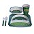 Prato Kit Breakfast Dinossauro 10025696 300ml Zonacriativa - Imagem 1