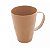 Caneca Lines Mostarda De Bambu PP 450ml 220294 C/3Unid Lyor - Imagem 2