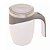 Caneca Mixer de Aço Inox C/ Tampa Branca 440ml 2899 Lyor - Imagem 3