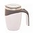 Caneca Mixer de Aço Inox C/ Tampa Branca 440ml 2899 Lyor - Imagem 1