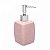Kit Saboneteira Speck Rosa de Cerâmica C/2 Peças 220411 Lyor - Imagem 3