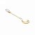 Colher de Café Zamac C/6 Crystal Dourado 11cm 3127 Lyor - Imagem 3