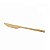 Faca  Aço Inox C/6 Bambu Elegant Champanhe 22,3cm 1814 Lyor - Imagem 3