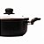 Panela Caçarola de Indução Alumínio  Vermelha 20cm 220096 Lyor - Imagem 3