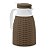 Garrafa Térmica Rattan Marrom Escuro 1L 220044 Lyor - Imagem 1