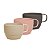 Caneca Lines 360ml Empilhável Sortida C/3Und 220294 Lyor - Imagem 1