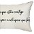 Almofada Sarja C/ Frase 190-01 35X52 Decortextil - Imagem 2