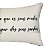 Almofada Sarja C/ Frase 190-02 35X52 Decortextil - Imagem 3