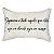 Almofada Sarja C/ Frase 190-03 35X52 Decortextil - Imagem 1