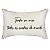 Almofada Sarja C/ Frase 190-04 35X52 Decortextil - Imagem 1