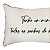Almofada Sarja C/ Frase 190-04 35X52 Decortextil - Imagem 2