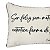 Almofada Sarja C/ Frase 190-05 35X52 Decortextil - Imagem 2
