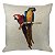 Almofada Passaro Arara 420-03  52x52cm Decortextil - Imagem 1