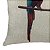 Almofada Passaro Arara 420-05 52x52cm Decortextil - Imagem 3