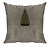 Almofada Bege C/ Pingente Soft 52x52cm Decortextil 161-12 - Imagem 1