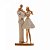 Escultura Decorativa Família Resina Branco 9x7x20cm 61436 Wolff - Imagem 1