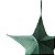 Estrela Natalina Verde 110cm Em Tecido 1038006 Cromus - Imagem 2