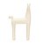 Escultura Cavalo Em Poliresina 28x17x6cm 19036 Mart - Imagem 1