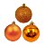 Bola Natalina 8cm Cobre C/10PC Mista Merita - Imagem 1
