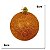 Bola Natalina 8cm Cobre C/10PC Mista Merita - Imagem 3