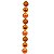 Bola Natalina 8cm Cobre C/10PC Mista Merita - Imagem 5